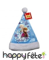 Bonnet de noël reine des neiges pour enfant