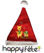 Bonnet de Noël Winnie l'ourson pour enfant