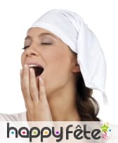 Bonnet de nuit blanc, image 1