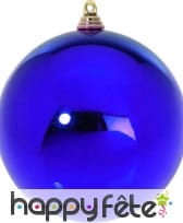 Boule de Noel bleu de 6cm