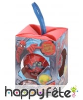 Boule de Noël Spiderman Lumineuse 7,5cm, image 2