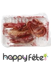 Barquette d'oreilles et de doigts, Halloween