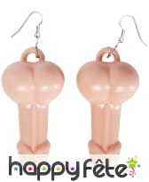 Boucles d'oreilles zizi