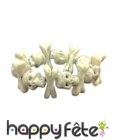 Bracelet d'os et de têtes de mort, image 2