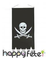 Bannière de pirate, 86 x 43cm