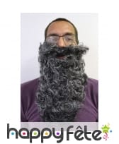 Barbe de pere Noël en nylon frisé, image 1