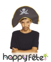 Bicorne de pirate pour petit garçon