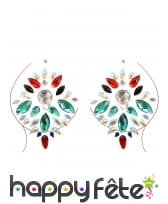 Bijoux de poitrine à coller fantaisie pour adulte, image 1