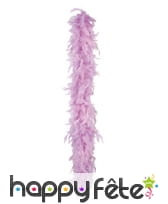 Boa de plumes parmes