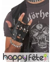 Bracelet de piques argentées, image 1