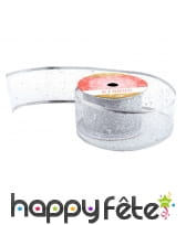 Bobine de ruban pailleté en organza, image 1