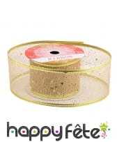 Bobine de ruban pailleté en organza, image 2