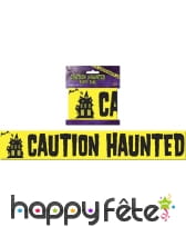 Bande de securite Attention Hanté