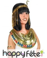 Bandeau de tête égyptien doré avec serpent, image 1