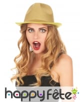 Borsalino doré uni, image 1