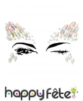 Bijoux de visage à coller fantaisie pour adulte, image 3