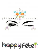 Bijoux de visage à coller fantaisie pour adulte, image 5