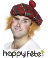 Béret écossais avec cheveux roux, image 1