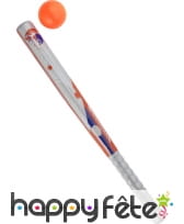 Balle et batte de baseball