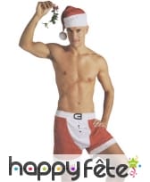 Bonnet et boxer de Noël