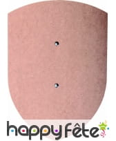 Bouclier en bois artisanal à colorier, 37x27 cm