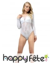 Body en dentelle blanche, image 2