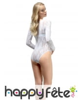 Body en dentelle blanche, image 3
