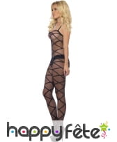 Body en dentelle rayures croisées, image 4