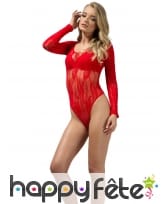 Body en dentelle rouge, image 2