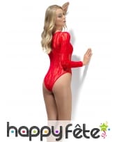 Body en dentelle rouge, image 3