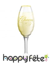 Ballon en forme de coupe de bulles, 97cm