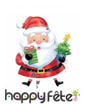 Ballon en forme de Père Noël, 78cm