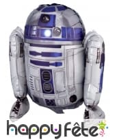 Ballon en forme de R2 D2, 86 x 96 cm