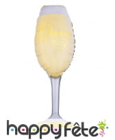 Ballon en forme de verre de bulle de 105cm