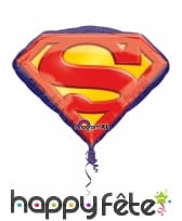 Ballon en forme du logo de Superman, 66 X 50 cm
