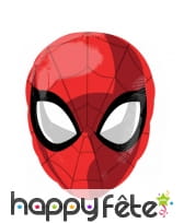 Ballon en forme du visage de Spiderman, 43cm