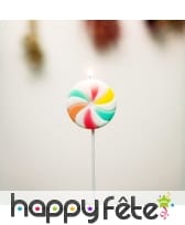 Bougie en forme de sucette de 10,5 cm, image 1
