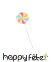 Bougie en forme de sucette de 10,5 cm