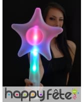 Baguette étoile lumineuse de 45cm, image 1