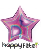 Ballon étoile métallisé, image 13