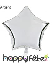 Ballon étoile métallisé, image 1