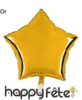 Ballon étoile métallisé, image 3