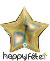 Ballon étoile métallisé, image 14