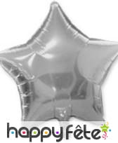 Ballon étoile métallisée de 80cm, image 1