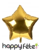 Ballon étoile métallisée de 80cm, image 2