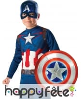 Bouclier et masque de Captain America pour enfant