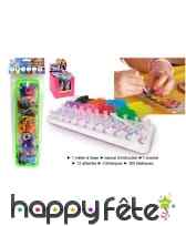 Bracelet et metier à tisser élastiques loom