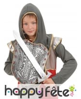 Bouclier en plastique avec &eacute;p&eacute;e pour enfant, image 1