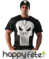 Bonnet et T-shirt du Punisher pour homme