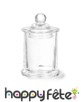 Bonbonnière en verre de 9 x 6cm